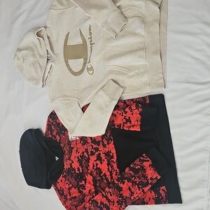 Fila & Champion Boys Hoodies. Size Large (12)